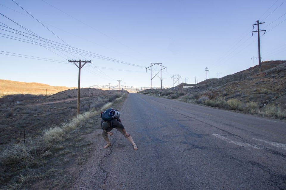 Ankles are hurting on this road section