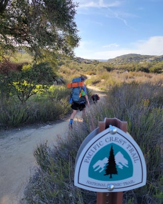 Pacific Crest Trail sign