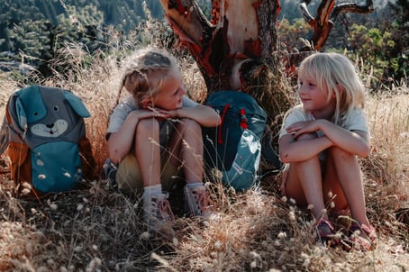 girls under a tree